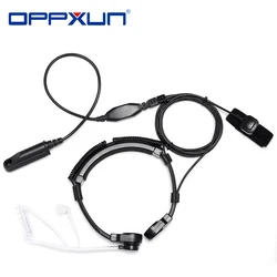 Hot Radio Baofeng UV-9R Plus BF-9700 BF-A58 Telescopic Throat Vibration Mic Earpiece Headset for UV-XR UV9R GT-3WP Walkie Talkie