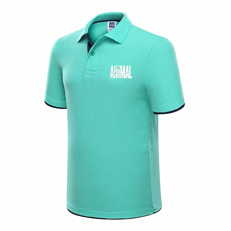 Mens Polo Shirts  Polos Men Cotton Short Sleeve shirt Clothes jerseys Golf Tennis Polos Big Size XXXL Solid