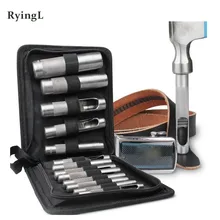 Дырокол металлический кожаный Дырокол Набор 3 мм-35 мм виниловая прокладка с Чехол