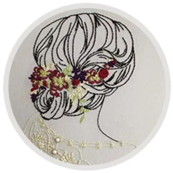 

DIY Embroidery For Beginner Needlework Practice Kits Cross Stitch Wall Painting Art Home Decoration Meet Sets Modern Beauty