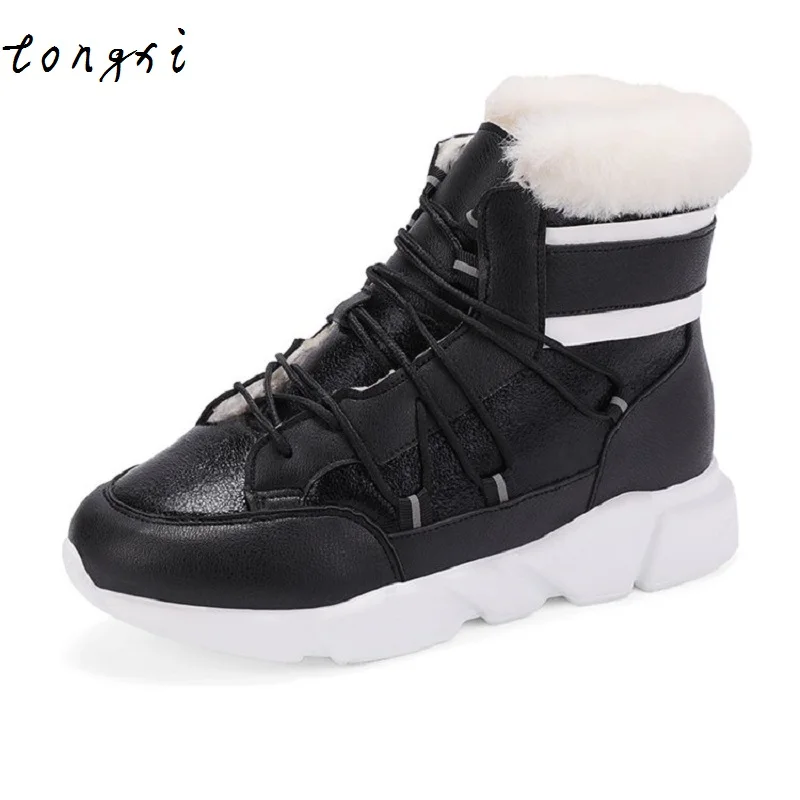 

Women Boots Winter Shoes Female Snow Boots Platform Mujer Botas Ankle Winter Boot With Thick Fur Girl Boot
