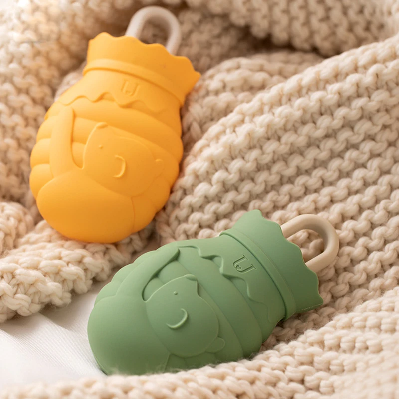 

Mini Hand Warmer For Girl Winter Cute Portable 260ml Small Size Leakproof Women's Hot Water Bag Silicone Water Injection Gifts