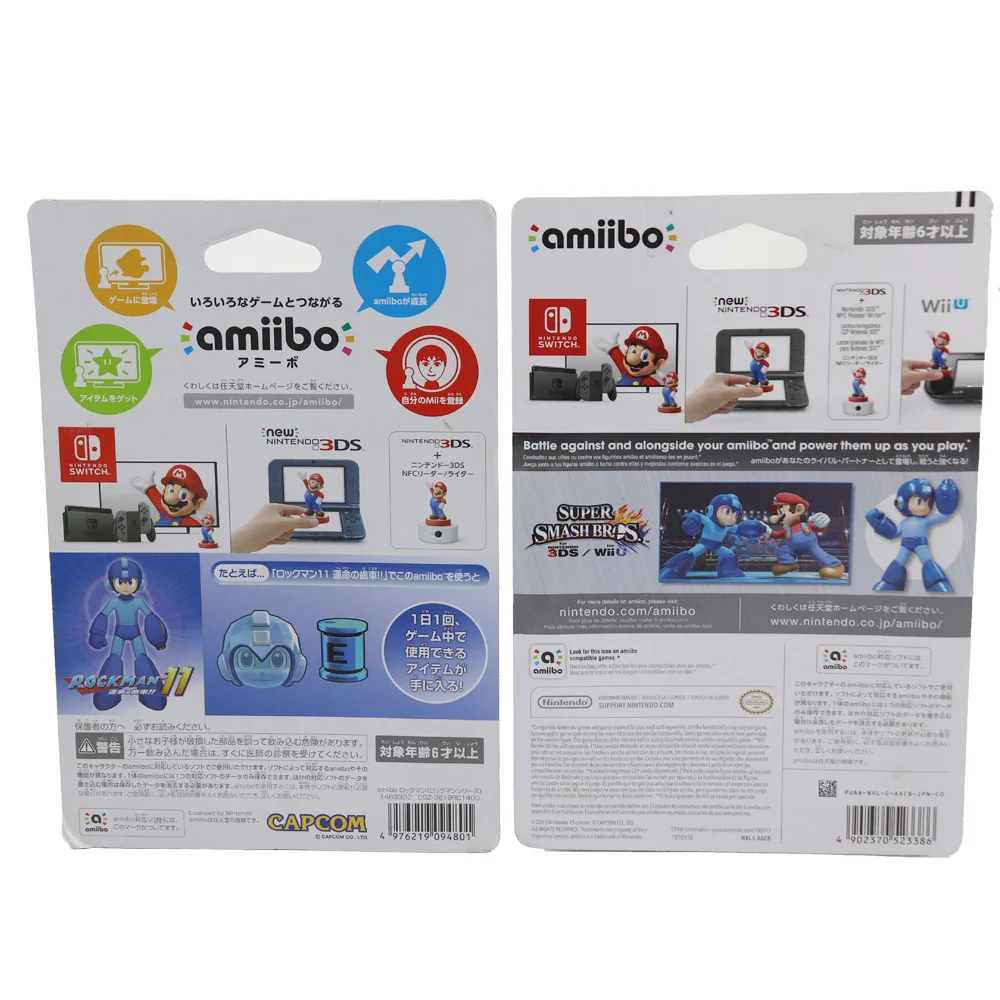 Фигурка Amiibo Mega Man Rockman 11/Super Smash Bros. Для nintendo Switch wii U 3DS