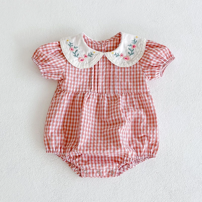 Infant Baby Girls Short Sleeve Printing Rompers Summer Sweet Newborn Baby Girls Children Jumpsuit Kids Baby Girls Rompers cute baby bodysuits Baby Rompers