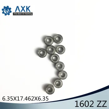 

1602ZZ Bearing 6.35x17.462x6.35mm ABEC-1 (10PCS) Inch 1602 ZZ Z Ball Bearings 1602-2Z Bearing