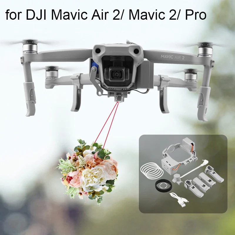 For DJI Mavic Pro Delivery Dispenser Thrower Air Dropping Transport Gift System 