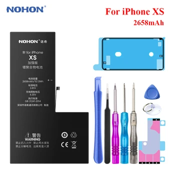 

Nohon Original Battery for Apple iPhone XS Battery for iPhone X XR XS Max Replacement Bateria Real Capacity iPhoneX Batarya