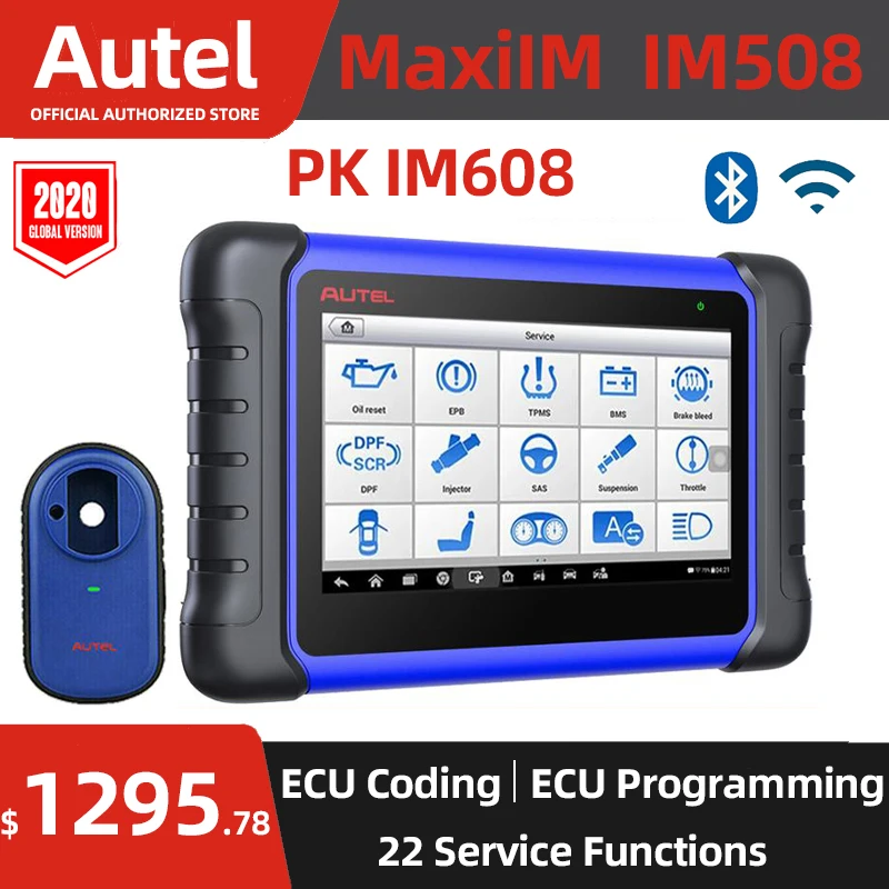 Autel MaxiIM IM508 Автомобильный сканер Профессиональный OBD2 автомобильный