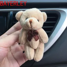 Выпускное отверстие клип освежитель воздуха в автомобиль милый плюшевый медведь кукла декор из игрушек аромат для авто Интерьер Арома диффузор автомобиля украшения