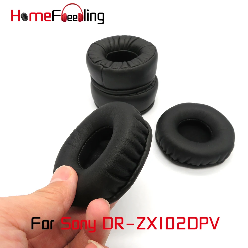 Homefeeling Ear Pads Fit for Sony DR ZX102DPV Headphones Super Soft Velour Sheepskin Leather Ear Cushions Replacement