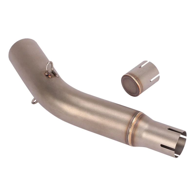 Tubo centrale per tubo di scarico moto Suzuki GW250 Tubo di collegamento centrale in acciaio inossidabile Slip On 51mm Silenziatore Fuga - - Racext 25
