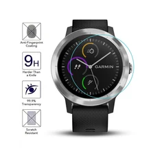スマート時計のフィルムガーミン Vivoactive 3 シリーズスポーツリストバンドブレスレットカバーケース 9H ハード強化ガラススクリーンプロテクター(China)