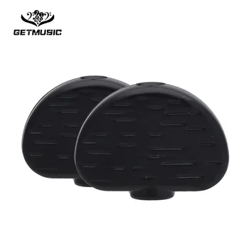 

60pcs Black Wood texture Guitar Tuning Pegs Tuners Machine Heads Replacement Button knob Handle Butterbean Cap tip