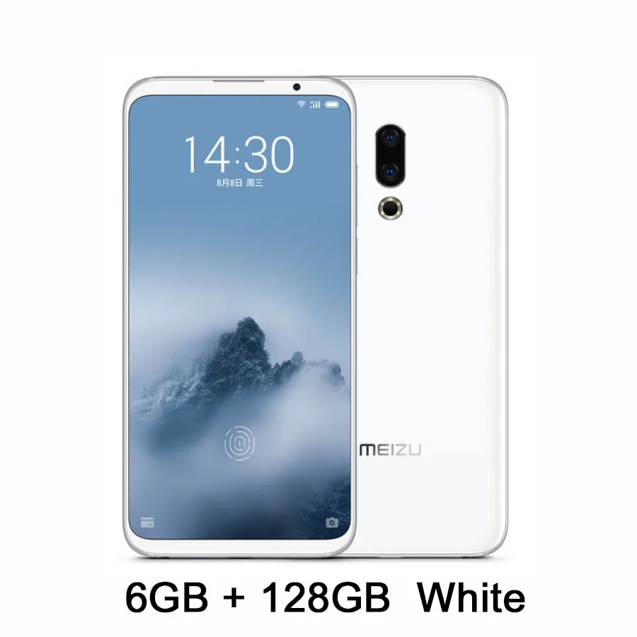 6GB 128GB-White Meizu 16th Plus, Смартфон Snapdragon 845, двойная задняя камера 20 МП, фронтальная камера 6,5 дюйма, полноэкранный смартфон - Цвет: 6GB 128GB-White