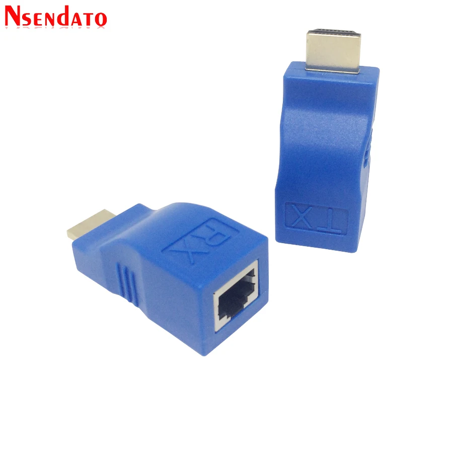 4K * 2K 30m HD удлинитель передатчик приемник V1.4 1080P более Cat5e CAT6 Ethernet кабель для ТВ