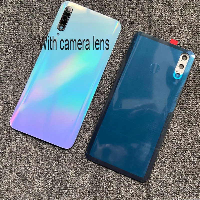 6.59" New 2019 For Huawei Y9S Battery Cover Back Housing Glass Rear Door Case With Camera Lens Adhesive STK-L21 STK-LX3 STK-L22 