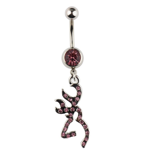 Sexy Navel Piercing Belly Ring Belly Button Rings Barbell Bar Zircon Dangling Ombligo Party Round for Woman Body Jewelry 14g