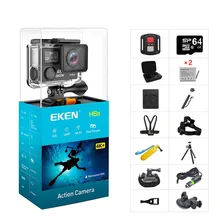 Экшн-камера Ultra HD с чипом Ambarella A12 4 k/30fps 1080 p/60fps EIS 30M Водонепроницаемая Спортивная камера от eken H6S
