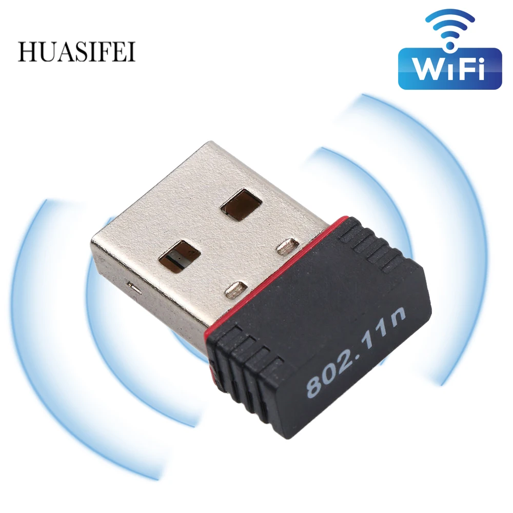 Wi-Fi-ключ HUASIFEI беспроводная сетевая карта 150M Wi-Fi RTL8188 чип беспроводной-N для