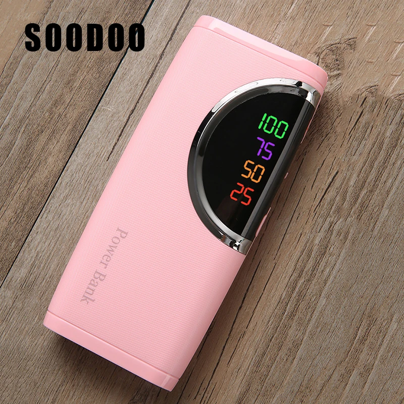 Soodoo 10000mAh банк питания для Xiaomi Mi iPhone huawei mate внешний аккумулятор портативное зарядное устройство