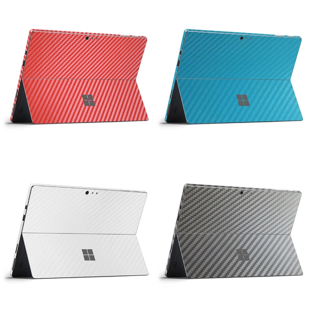 Carbon Fiber Decal Laptop Skin Sticker Cover for Microsoft Surface go 2
