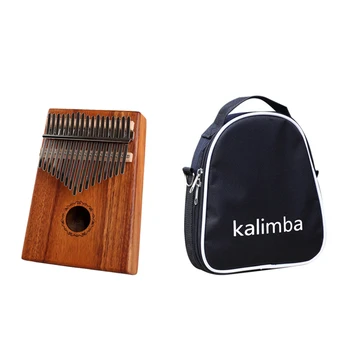 

17 Keys Thumb Piano Save Time and Energy for Convenience Wood High-grade Musical Instrument with Tuning Hammer Stickers