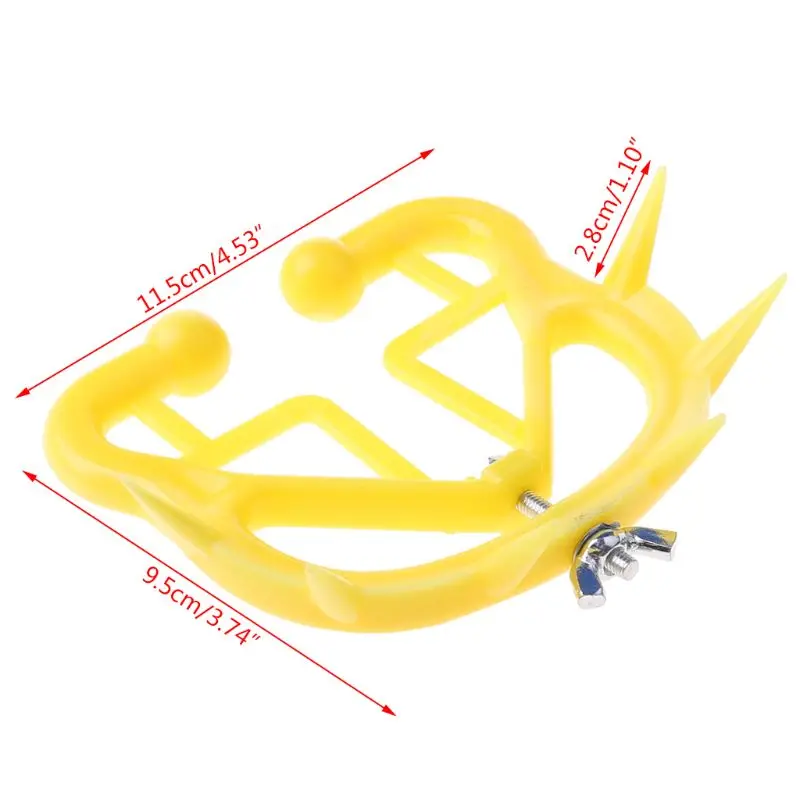 3 Pack Plastic Cattle Weaner Yellow Large 