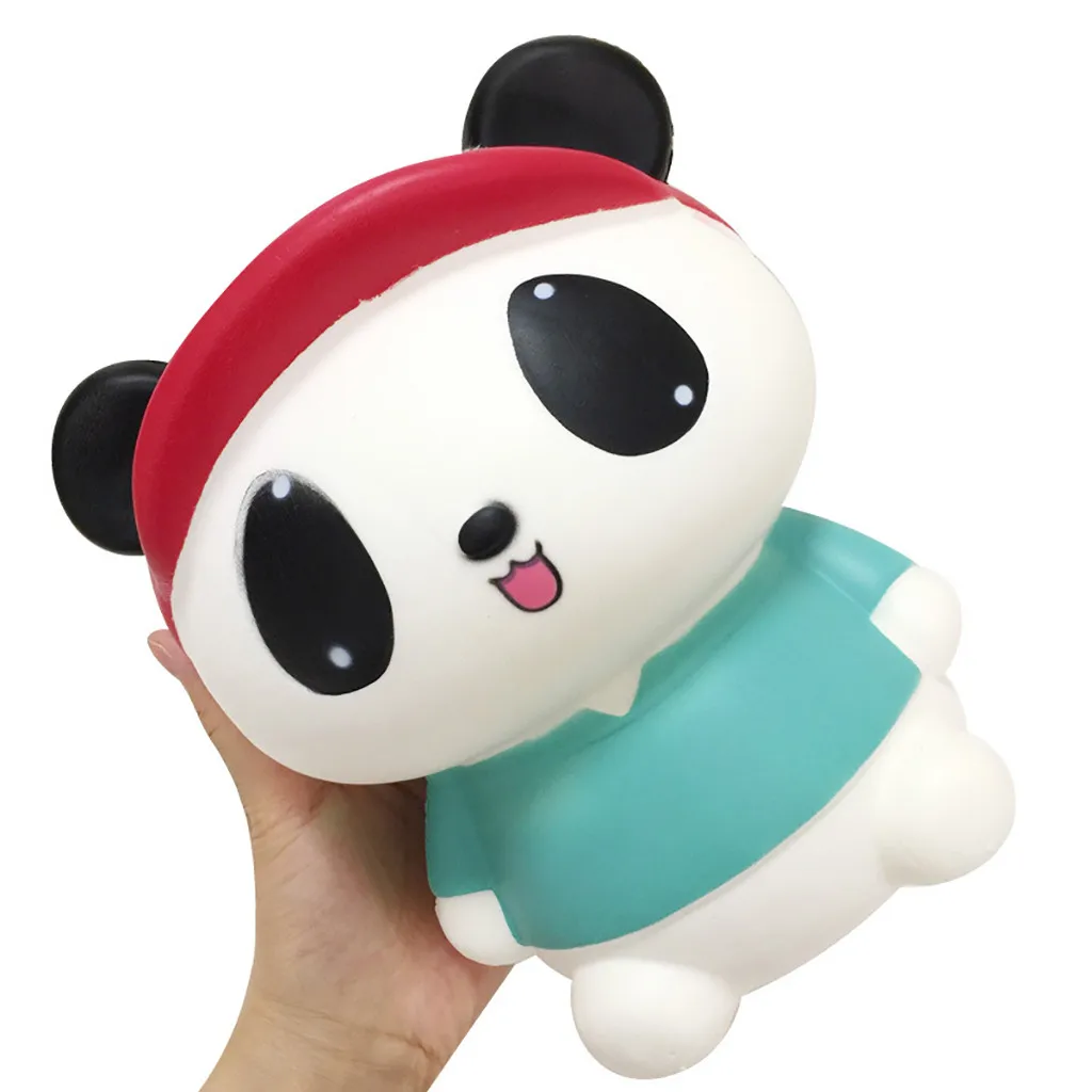 Мягкие игрушки для детей Jumbo мультфильм имитация панды Ароматизированная медленно поднимающаяся игрушка детский подарок для снятия стресса для детей Сквиш