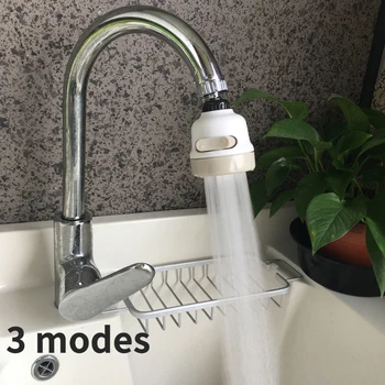

New Kitchen Shower Faucet Tap 3 modes Can Adjusting 360 Rotate Water Saving Bathroom Shower Faucet filtered Faucet Accessories