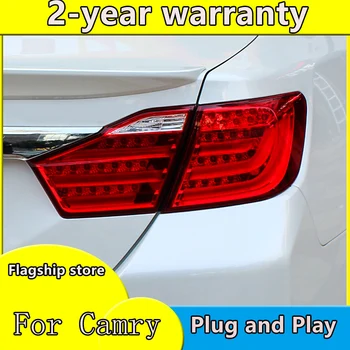 

Car Styling for Toyota Camry 2012+ 2013 2014 12V Car LED Rear lights DRL Taillight Rolling Turning Signal Auto Rear Light