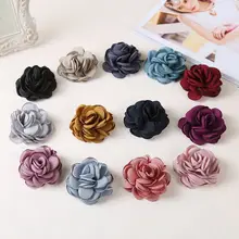 Корейский стиль пеньковая ткань корсаж сгоревший Край Цветок розовая одежда аксессуары ручной работы ткань цветок популярная брошь аксессуары