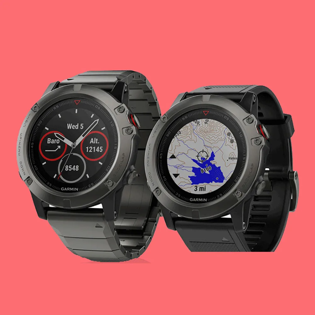 

Sport Waterproof Full Cover Round Smart Watch Film Ultra Thin Screen Protector Protective Tempered Glass For Garmin Fenix3 HR