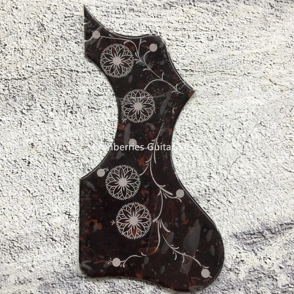 41 дюйм 1 2 мм celluloid Акустическая Гитара pickguard для J200 самоблокирующийся Одуванчик