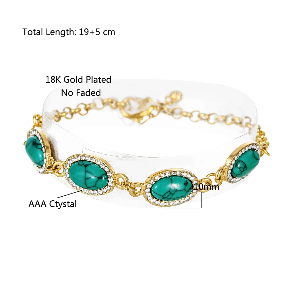 Турецкий браслет с голубыми глазами золотого цвета, никогда не выцветший синий кристалл сглаза, браслеты с амулетами для женщин, мусульманские украшения - Окраска металла: P