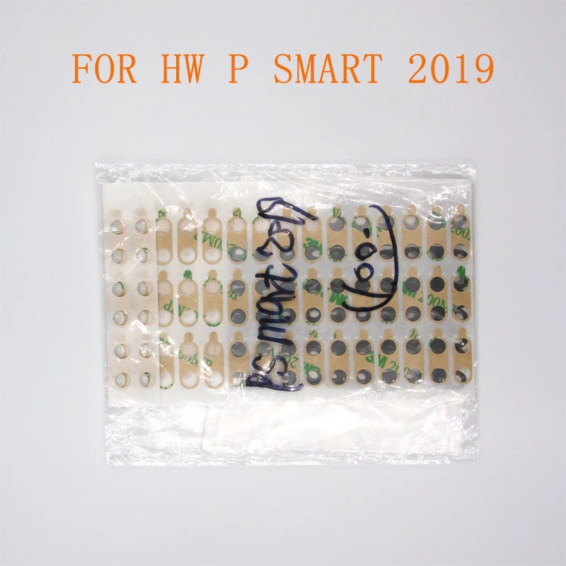 10 шт./30 шт./50 шт. P SMART объектив камеры стекло для huawei P smart задний объектив задней камеры с наклейкой