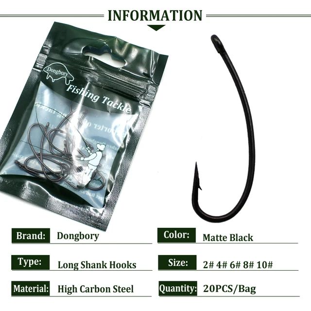 Fishing Accessories, Longshank Hook, Fishing Hook, Carp Hook