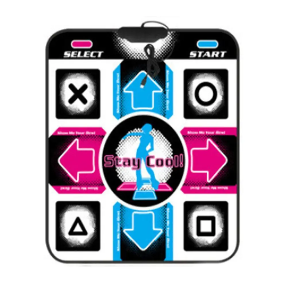 

Dance Pad Dancing Step Dance Mats Pad Pads Dancer Blanket Equipment Non-Slip Foot Print Mat to PC with USB