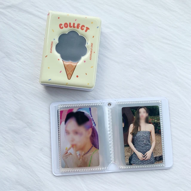 40Pockets 3 Hüvelyk Fotóalbum -Kártya Tartó Átvételi Tárolás Hollow Love Heart Photo Holder Névjegykártya Táska Fotokard - Image 2