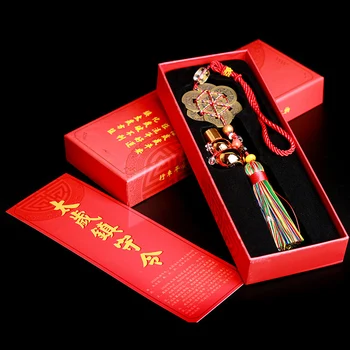 

2020 Chinese Tai Sui Garrison Order Car Hanging Amulet Feng Shui Mascot Pendants Car Styling