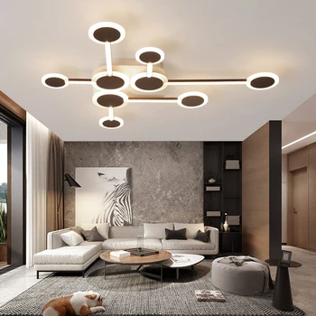 

Modern led chandelier lighting for living room bedroom dining room indoor home lustre chandelier lamp AC90v-260v lampadario