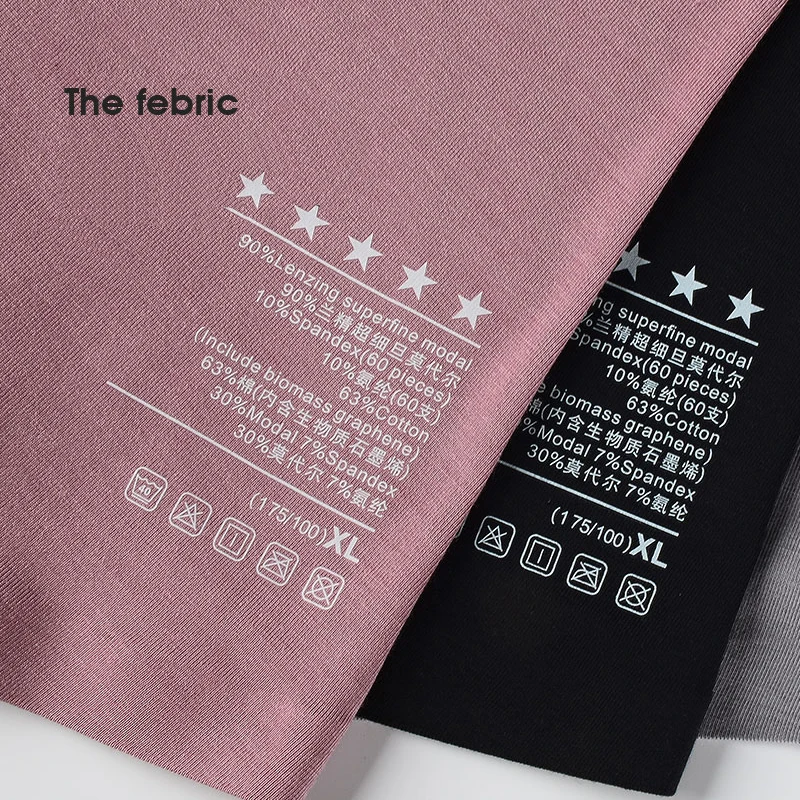 3pcs High quality Men's Underwear Boxers Breathable Pure color  Men's short Homme Underpants Superfine Modal Fiber plus size 3XL