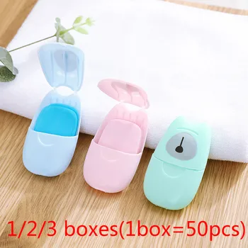 

1/2/3Boxes Disinfecting Paper Soap Disposable Soap Paper Hand Washing Mini Cleaner Scented Slice Sheets Foaming Soap Case Paper