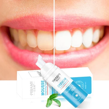 

PIBAMY Teeth Whitening Artifact Cleansing Mousse Mint Breath Refreshing Spray to Remove Bad Breath Press Toothpaste Oral Hygien