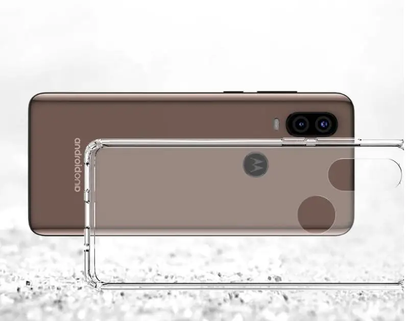 100 шт./лот прозрачный акриловый+ ТПУ чехол для Moto One Macro One Action One Vision One power P30Play