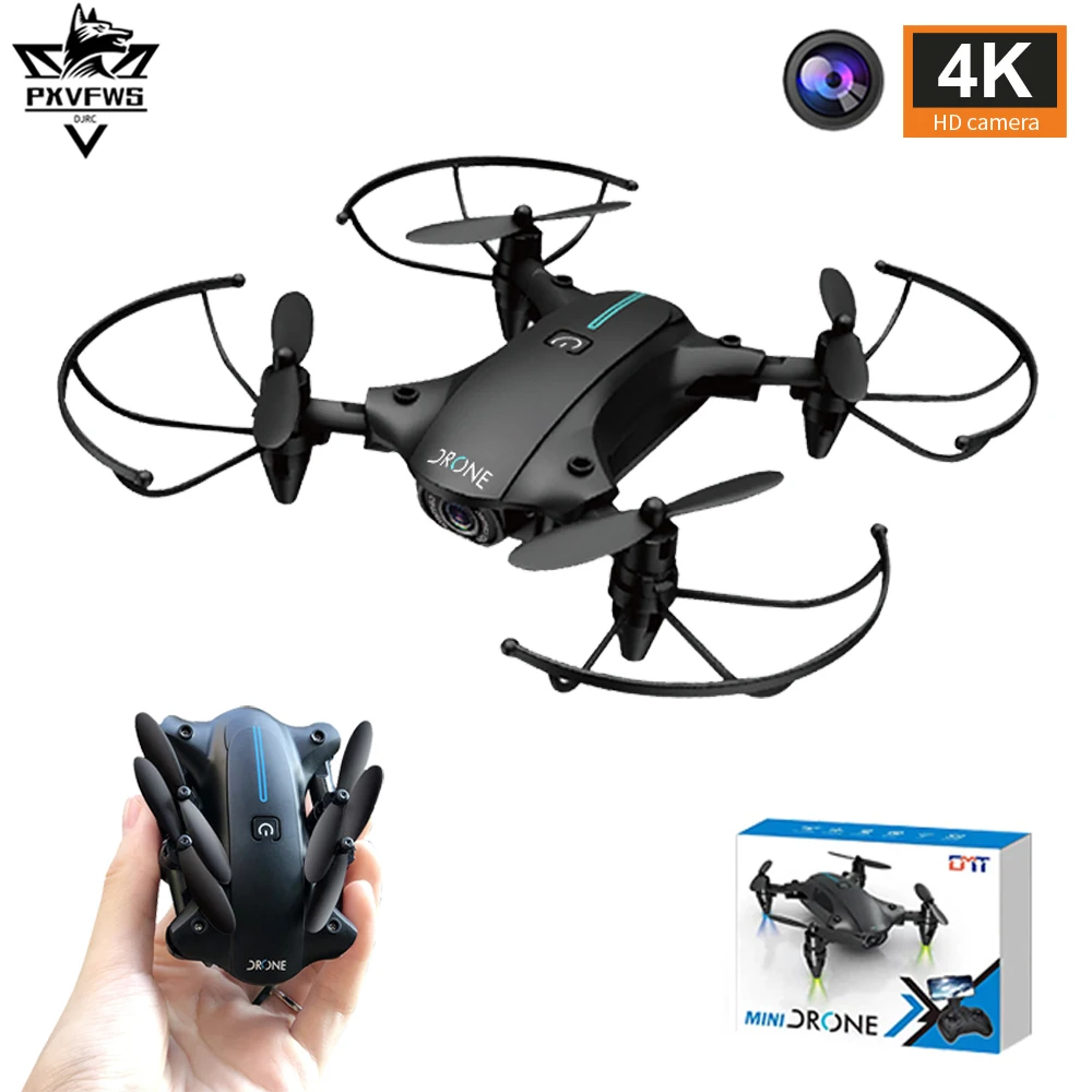 2022 H2 мини-Дрон 4K HD камера Wi-Fi Fpv передача в реальном времени складной Квадрокоптер