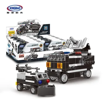 

Blocks DIY SWAT Pioneers Assault Car Gunship Ballistic Missile Speedboats Fighter Radars Storms Car Wrecker Blocks Toy