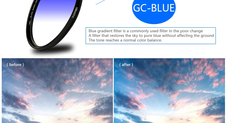 slim GND Color filter description10