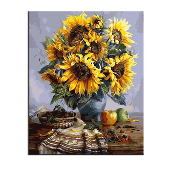 

Paint by Numbers Canvas Scenery Oil Painting Poster Colorful Posters and Prints Unfinished Craft Home Decoration DIY Hobby