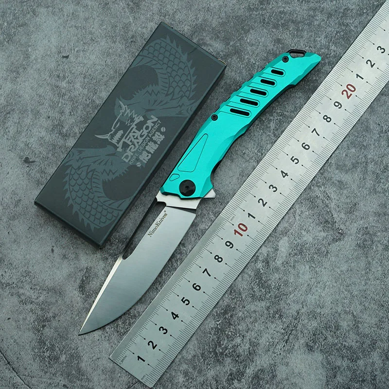 Складной нож Nimoknives Flipper Мультитул из алюминиевого сплава с лезвием D2 для улицы
