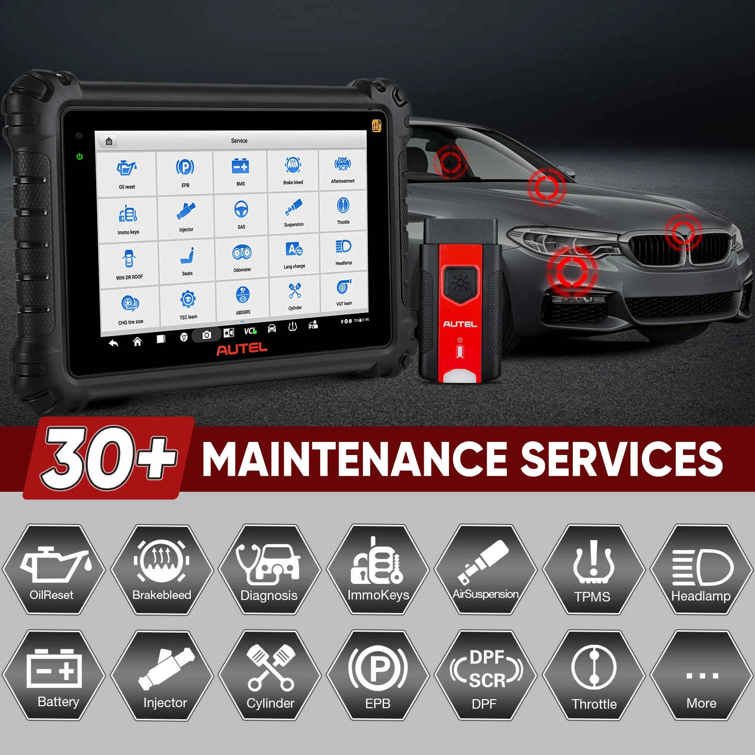 Autel MaxiSys MS906 Pro-TS 2024 Newest All Systems Diagnostics with TPMS  Sensor Function Bi-Directional Control OBD2 Scanner - AliExpress